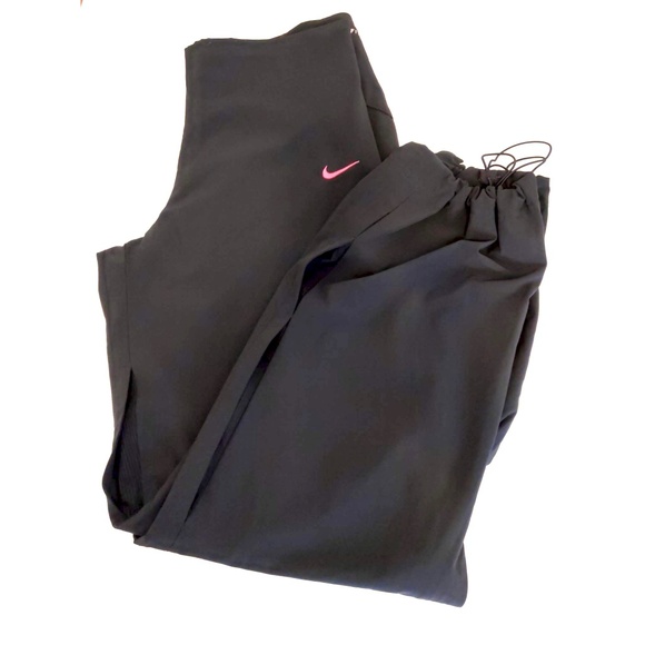 Nike Dry Fit Black Athletic Track Sweat Pants - Picture 5 of 8
